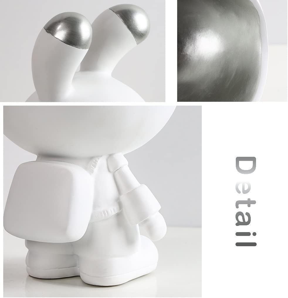 トレイ 玄関収納 キーホルダー 宇宙飛行士 飾る 可愛い デスクトップ収納 口紅スタンド 財布 コイン キャンディー皿 樹脂製品 鍵置き 小物収納  部屋 置物 女の子 高級感 うさぎ グリーン トレー 鍵収納 小物入れ 樹脂製 レジン製 玄関収納 リビング収納 卓上 デスク ...