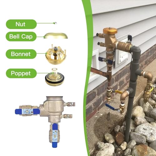 Bonnet Poppet Repair Kit 905-212 For Febco 765-1 Pressure Vacuum Breakers And Backflow Preventer Fits for Febco 765 1\"&1-1/4\" Vacuum Valve and Easy to Install - Thumbnail 6