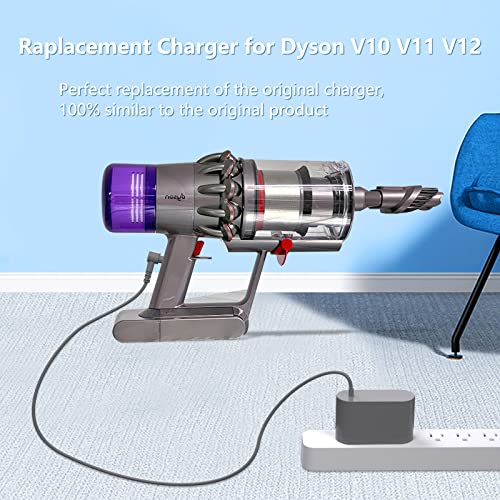 Image of 30.45V Charger for Dyson V10 V11 V12 V15 SV12 SV14 SV16 SV20 SV22 Absolute Animal Motorhead Cordless Vacuum Power Supply?6Ft UL Listed?
