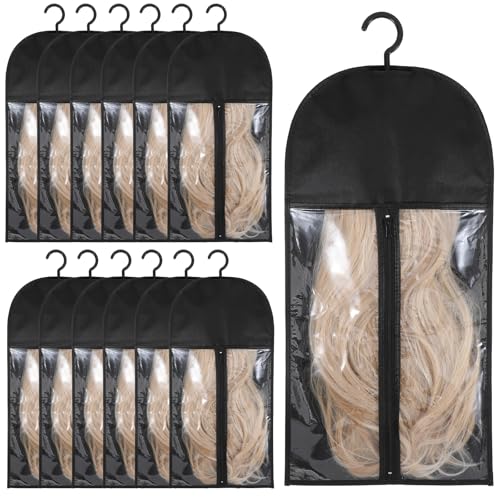 Pochette extensions de cheveux voyage portable Ptwola pour coiffure à la maison