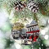 Ornements de Noël Nouvelle-Orléans Nouvelle-Orléans Décoration de Noël Plat Artisanat pour la Maison Festival Extérieur