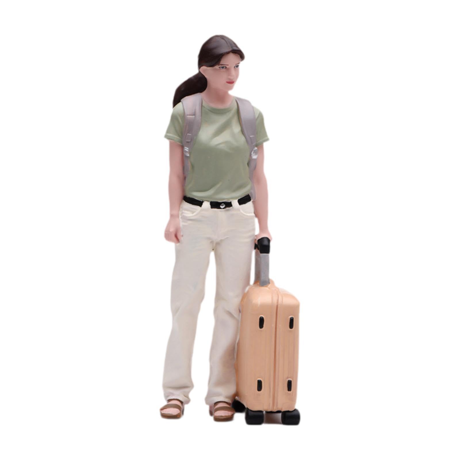 Qianly Figura di Miniatura, Modello di Scena in Miniatura, Oggetti di Scena Cinematografici, Oggetti da Collezione, Decorazione per Treni E Ferrov, da 1 a 18