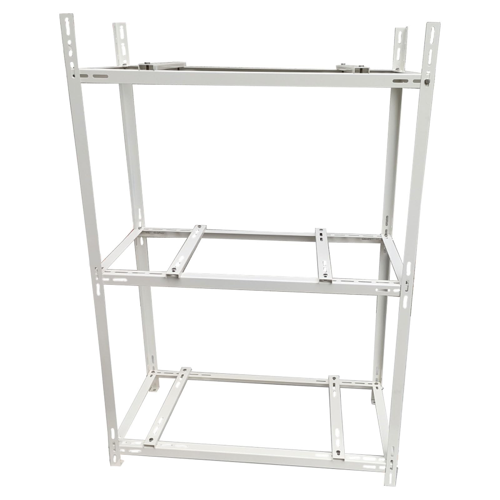 Soporte Aire Acondicionado Exterior de 3 Capas, Soporte Ajustable para Unidades Mini Split, para Unidades Exteriores de Bombas Calor(95x47x148cm/37x18x58in)