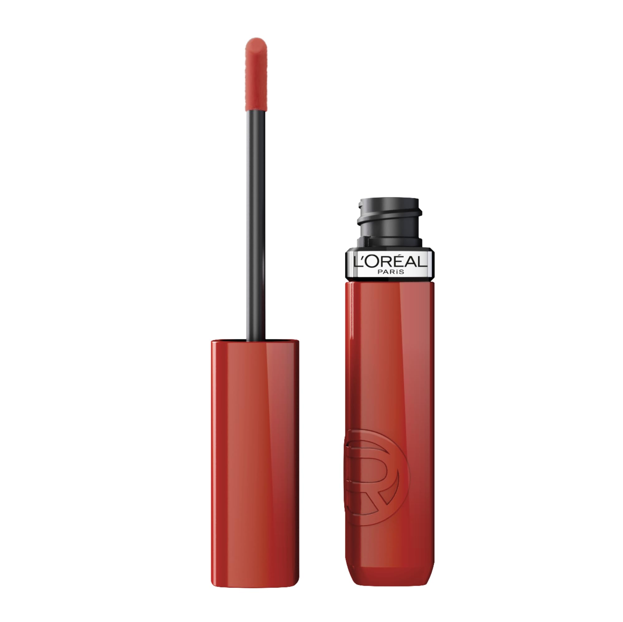 L'Oreal Paris Infallible Lacque Resistance Liquid Lipstick, 16HR Long Lasting Lip Makeup with Lacquer-Like Shine and Zero Transfer, 510, Cafe Parisien