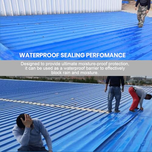 Image of Serplex Roof Repair & Sealant Tape, Waterproof & UV Resistant, 10cm x 5m, Heavy Duty Leak Stopper for Roofs, Gutters, Pipes, RVs, Easy Peel & Stick, Strong Adhesive Thicken Multipurpose Outdoor Tape