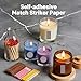 70 PCS Match Striker Stickers, Match Striker Paper with Adhesive, Ideal for Fireplace Matches (Rotundity)
