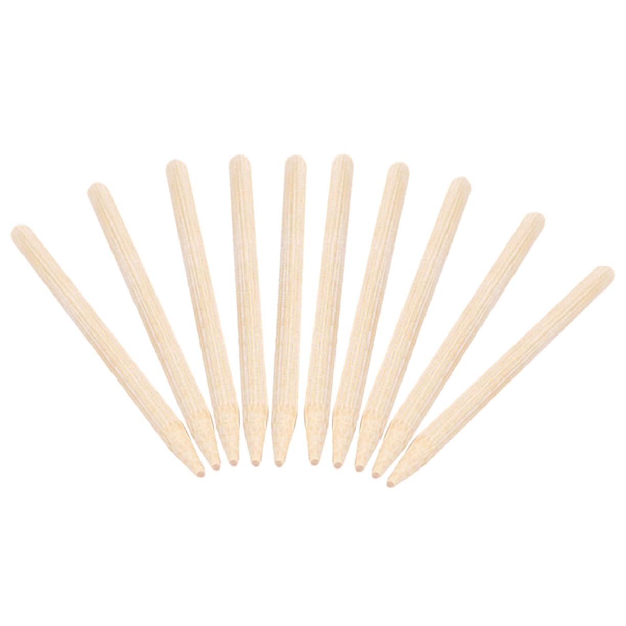 HANABASS 50pcs Scratch Painting Sticks Drawing Stylus for Art Projects DIY Crafts and Counting Learning Smooth Finish for Safe Use