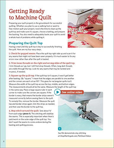 Pat Sloan\'s Teach Me to Machine Quilt: Learn the Basics of Walking Foot and Free-Motion Quilting