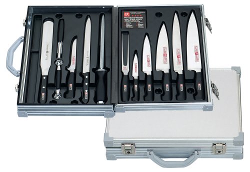 F. DICK Kochkoffer Professional – 49x36x11 Cm, Mit 2 Magnetischen Einlagen, Für Sicheren Messertransport