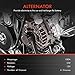 A-Premium Alternator Compatible with BMW X1 16-19 L4 2.0L, X2 18-20 L4 2.0L & Mini Cooper 14-20, Cooper Clubman, Cooper Countryman, 12V 180Amp CW 6-Groove Pulley, Replace# 12317640132