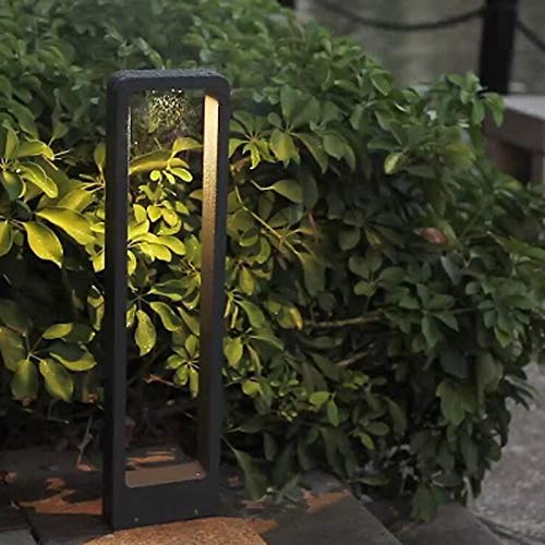 Lampada da Giardino a LED Impermeabile da 10 W Lampada da Prato Lampada da Colonna Moderna in Alluminio Lampada da Cortile per Esterni Lampada da Giardino Lampada da Prato