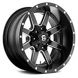 Fuel Offroad D538 MAVERICK BLACK Wheel with Matte Milled Accents and tpms (20 x 10. inches /6 x 135...