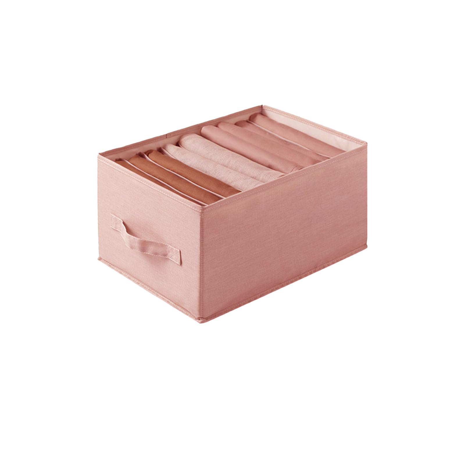 Caja de almacenamiento compartimentada de gran formato 9 espacios para ropa interior armario con asa