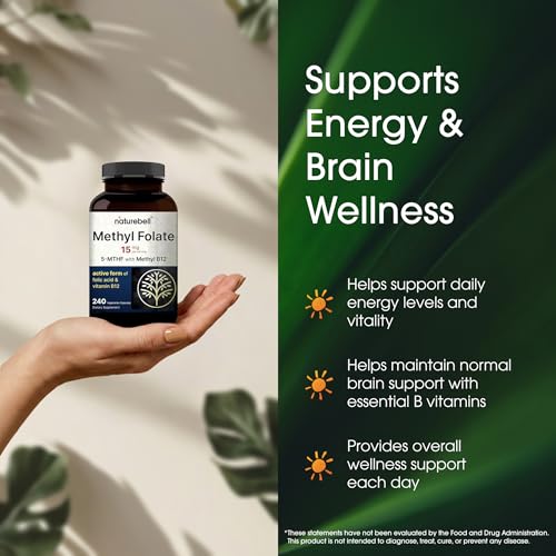 NatureBell Methyl Folate with Methyl B12