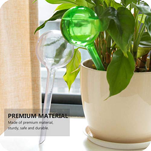 VILLCASE 6 Pcs Globos de Rega da Planta LÃ¢mpadas de Rega de Vidro AutomÃ¡tico Plantador de Bola de