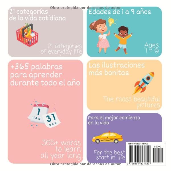 Miniatura 2 de Mi primer libro ilustrado bilingüe - My First Bilingual Picture Book Español-Inglés - Spanish-English Una palabra al día para un niño bilingüe - A