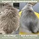 Flohkamm für Katzen,Selbstreinigender Haustier Flohkamm Fellpflegebürste, Cat Hair Brush with Release Button,Fellpflegebürste für Haustiere,Fellpflegebürste für Katzen und Hunde(2 Stück) ﻿