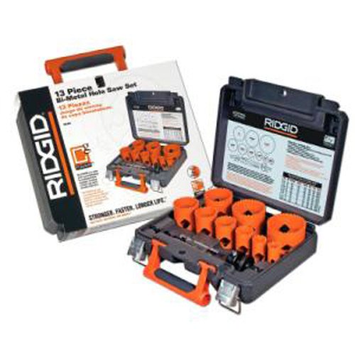 Ridgid 7040 13-Piece Bi-Metal Hole Saw 