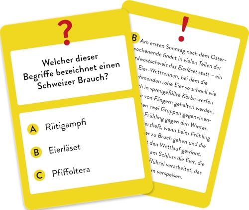 Wer hätte das gedacht?! Das Unnützes-Wissen-Quiz Schweiz: Quiz-Spiel mit 50 spannenden und kuriosen Fragen und Antworten (Regionales unnützes Wissen)