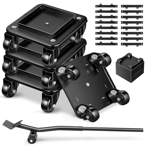 KEDSUM 2000LBS Furniture Dolly Set of 4 with Casters