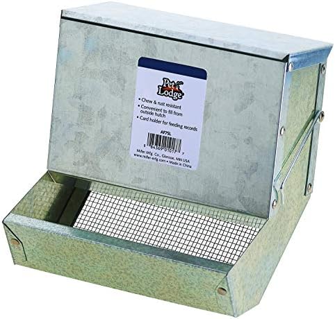 Little Giant7 inch Galvanized Rabbit Feeder AF7SL