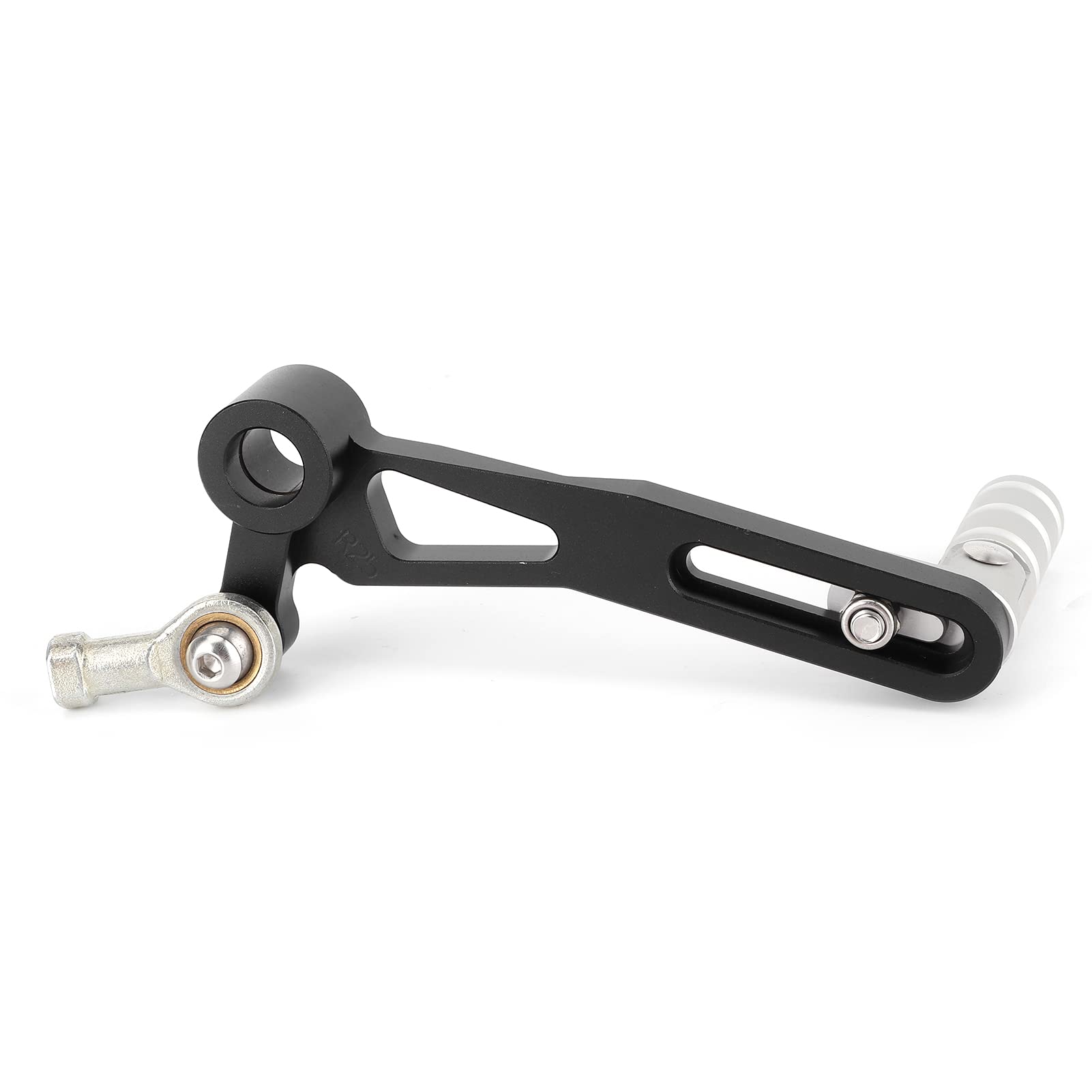 Leva del Bici Pedale del Pedale del Testa Pieghevole Regolabile in Continuo Design con Blocco a Molla Anodizzato Duro Installazione Semplice Compatibile con i Modelli YZF-R25 R3 MT-25 MT-03