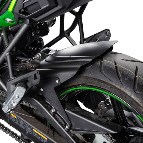 Image of Motorcycle Rear Fender Mudguard Fit for Versys 650 KLE650 2015 2016 2017 2018 2019 2020 2021 2022 2023 2024 2025 Wheel Hugger Cover Tire Splash Guard, Black