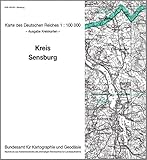 sensburg aurum  Sensburg: Karte des Deutschen Reiches 1:100.000, Kreiskarte (Karte des Deutschen Reiches. Kreiskarten / 1:100000. Nachdruck aus Kartenbeständen des ehemaligen Reichsamtes für Landesaufnahme)