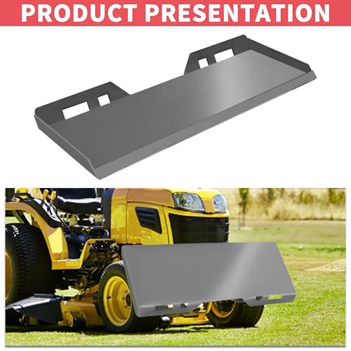Image of ECOTRIC 5 /16 inch Skid Steer Attachment Plate Compatible with Bobcat & Kubota