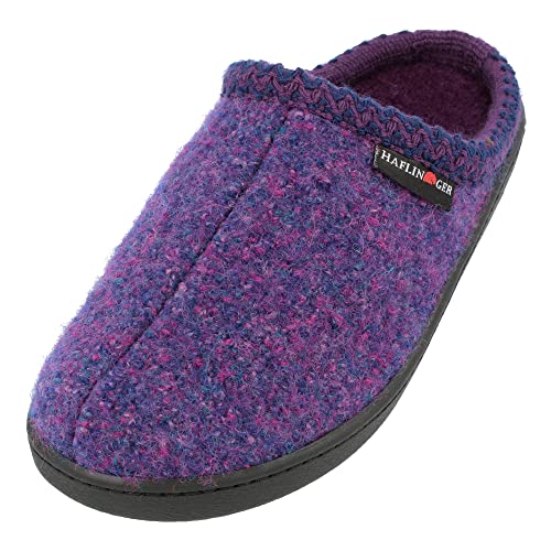 Image of HAFLINGER Unisex AT Nordkap Wool Hard Sole Slippers