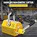 Magnetic Lifter, 4400 lbs Pulling Capacity, Permanent Steel Lifting Magnet Device with Release, Flat Lift Magnets Chuck, Heavy Duty Magnet for Industrial Material Handling, Shop Crane, Plate, Hoist