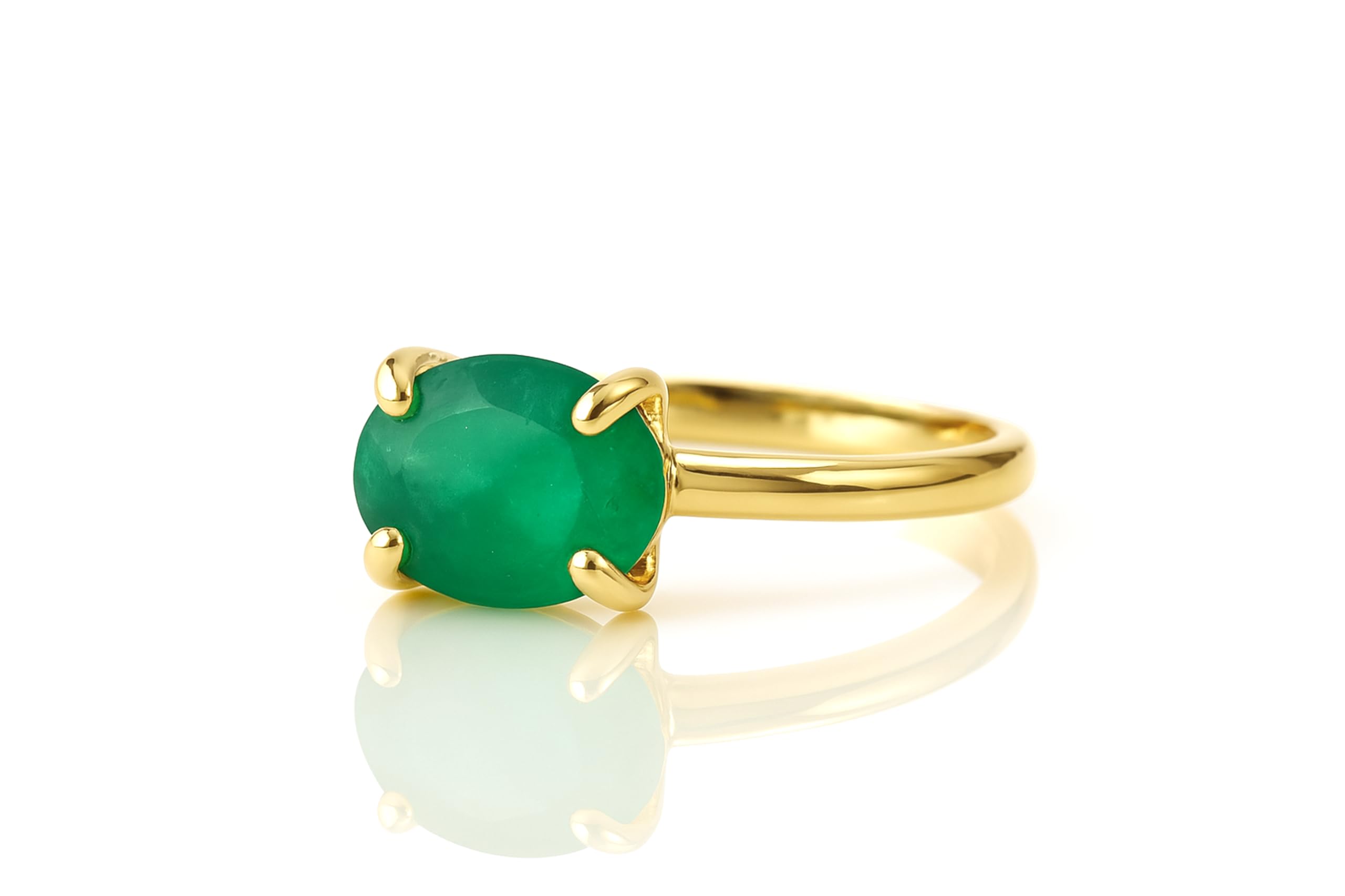 Bagues ovales en onyx vert : le bijou idéal pour un mariage - 11