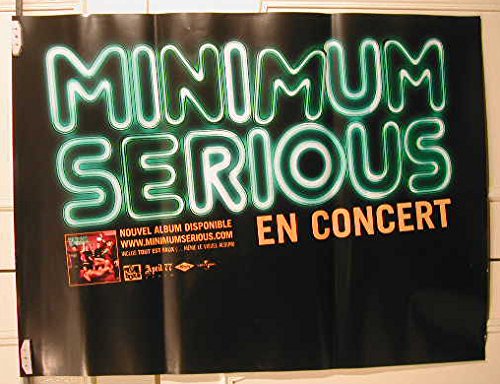 Poster Minimum Serious 61X80Cm pour sublimer le salon ou un bureau contemporain