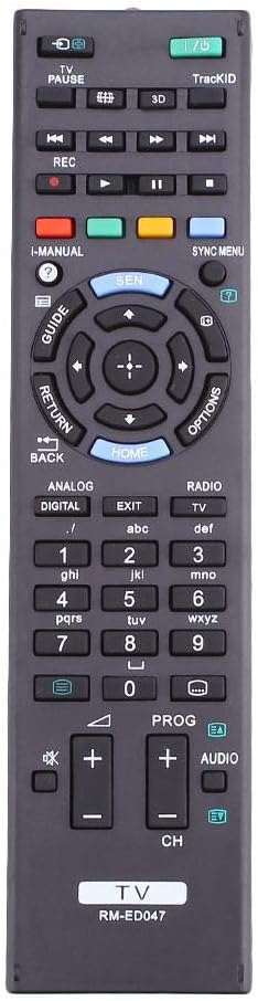 Replace RM-ED047 Remote Control Sony for Sony TV Sony Bravia TV KDL22EX553 KDL26EX553 KDL32EX653