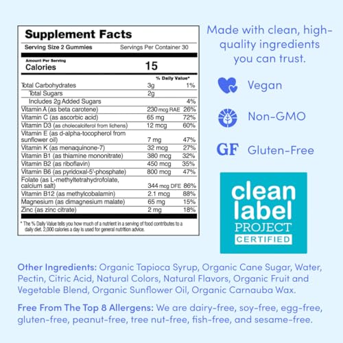 First Day TDK-B-1 Teens Daily Kickstart Multivitamin Gummies thumb #3