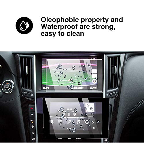 Yee Pin 2022 Infiniti Screen Protector Foils: Screen Protector For Infiniti Qx55 2022 Navigation Display Touchscreen 9H Glass Screen Protector Saver 2Pcs/Set #TOP2