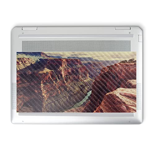Image of MightySkins Carbon Fiber Skin Compatible with HP Spectre x360 14 inch (2022) Full Wrap Kit - Grand Canyon | Protective, Durable Textured Carbon Fiber Finish | Easy to Apply | Made in The USA