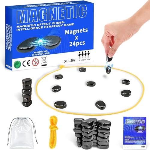 2026 Magnetic Chess Set for Family Games Educational Strategy Board Game with Storage Bag Travel-Friendly