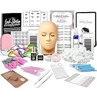 Wimpernverlängerung set, TwoWin Upgrade All-in-One Wimpernverlängerung Kit, mit Schaufensterpuppen,USB Wimpern Lüftertrockner, Wimpern Extensions Set Anfänger
