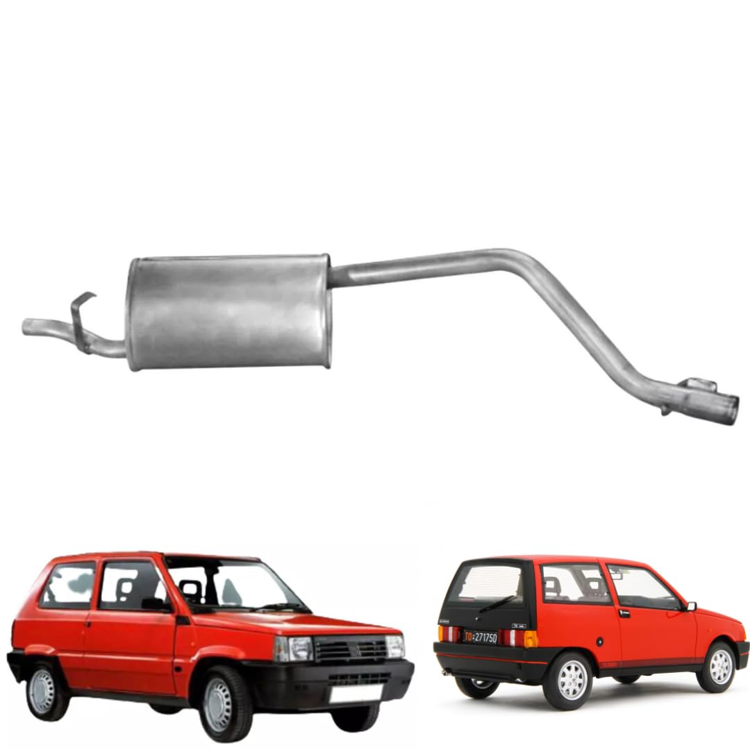 MARMITTA SILENZIATORE POSTERIORE COMPATIBILE CON FIAT PANDA 141, LANCIA Y10 156