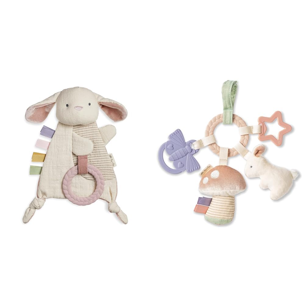 Amazon.com: Itzy Ritzy - Bitzy Crinkle Sensory Toy Bunny with