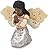 Elements in Faith Ebony Angel Figurine by Pavilion, 3-1/2-Inch, Praying