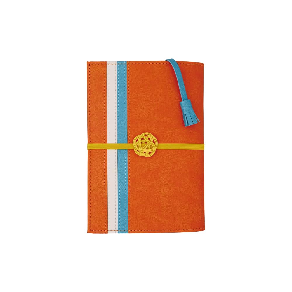 K☆K。。。★★ ①ブックカバー ワンポイントブックカバー メジェド マスタード(メジェド