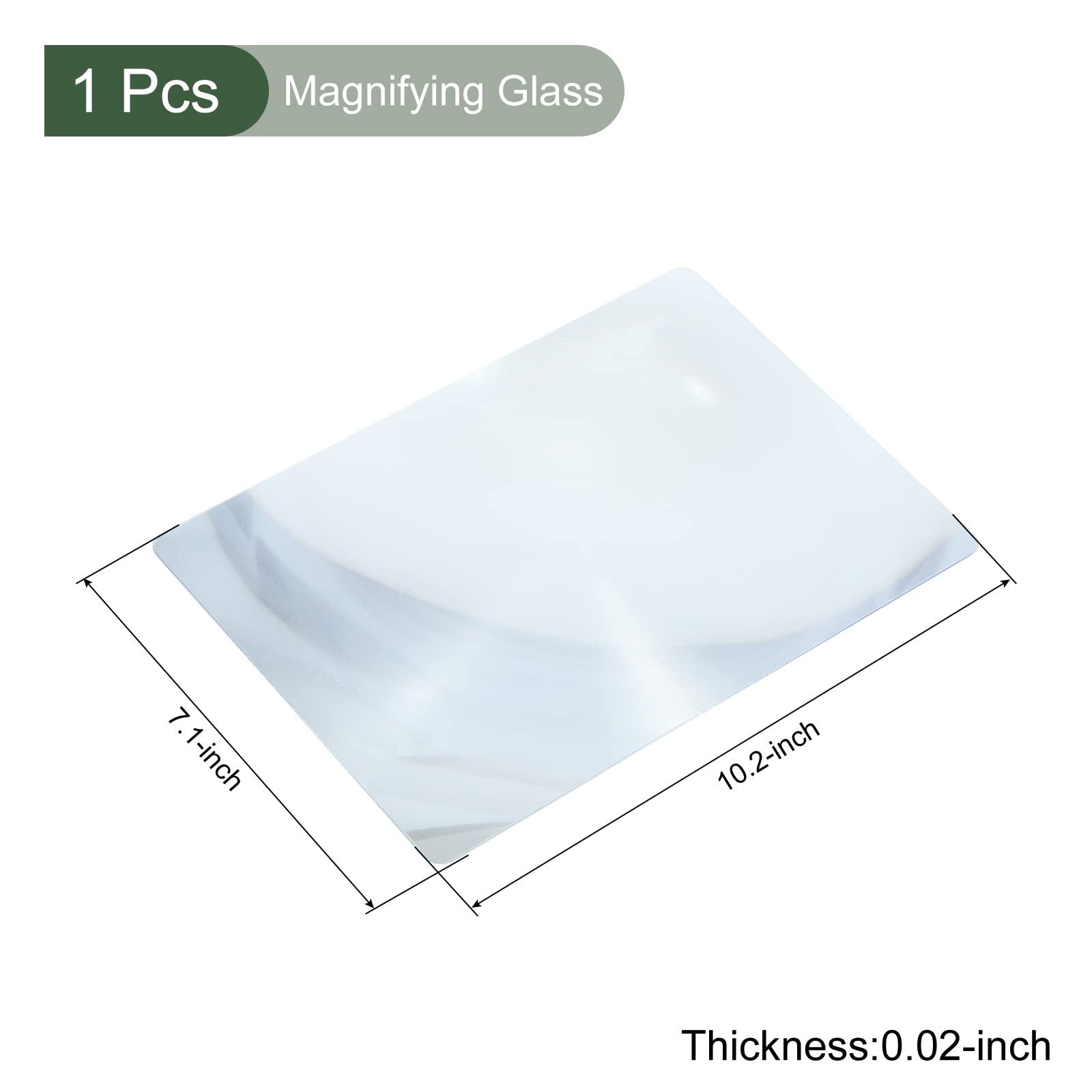 YOKIVE 1 Pcs Magnifier Lens Sheet, Magnifying Glass with Folding - Image 2