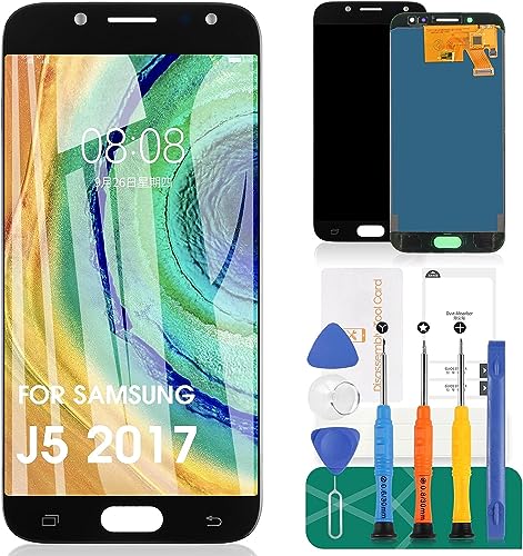 SRJTEK Écran TFT LCD de Remplacement pour Samsung Galaxy J5 2017 J530 J530F J530S J530K J530L J530FM J530Y J530YM Écran Tactile Digitizer Verre (Non Original)