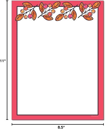 Miniatura 7 de Holly Berries - Papel para impresora láser y inyección de tinta (25 hojas)