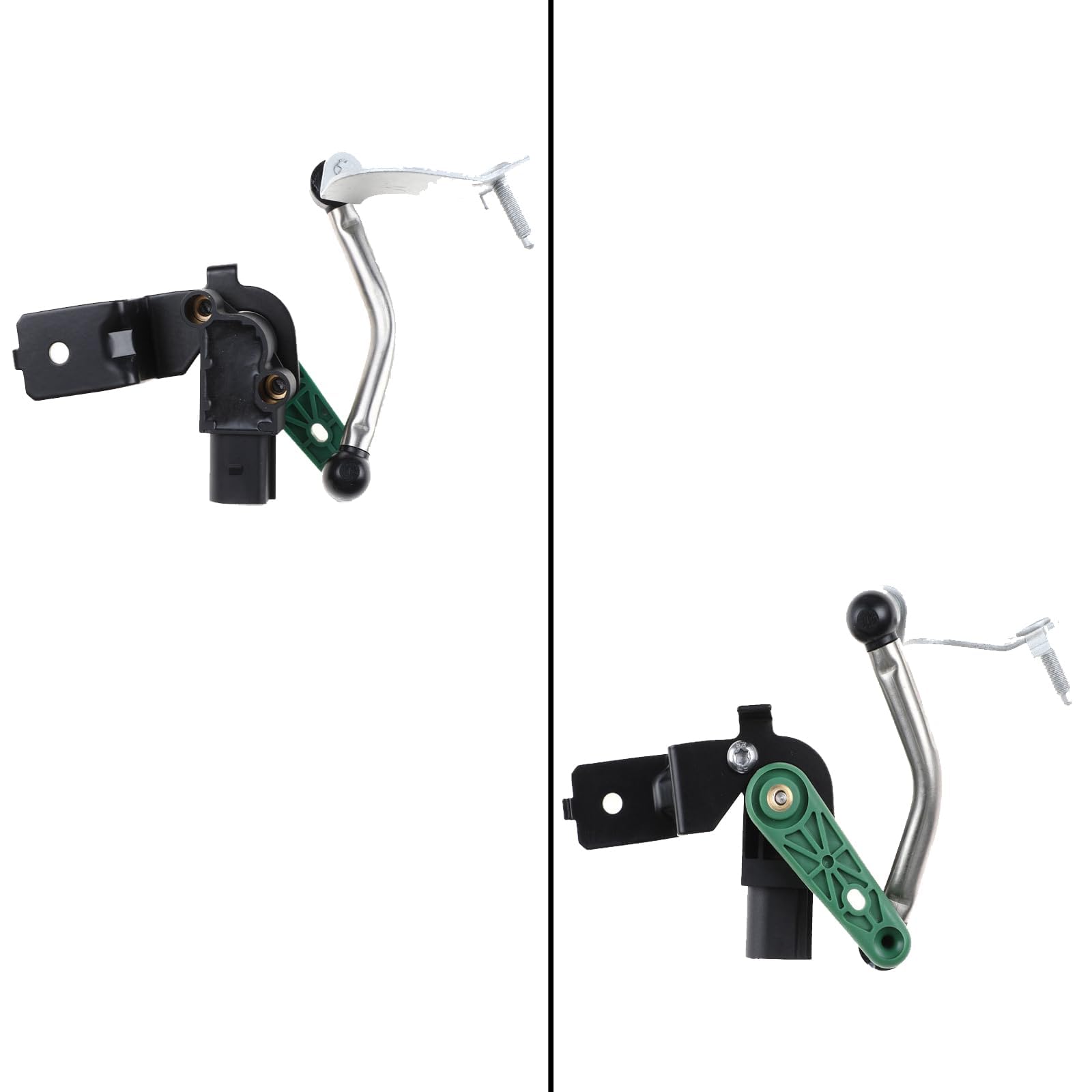 Capteur de niveau de portée lumineuse avant gauche avec armature à suspension pneumatique, capteur de hauteur pour VW Golf 6 Passat B7 B6 CC Q3 Tiguan 5N Touran 1T Eos Scirocco Alhambra