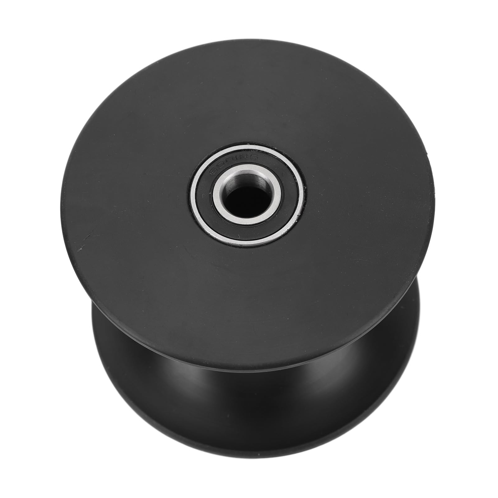 Rullo di prua premium per barca, 90 x 64 mm, per assorbimento degli urti, per barche, yacht e rimorchi, nero