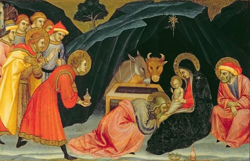 Tableau l'Adoration des mages Taddeo Di Bartolo affiche impression sur toile 60x90cm