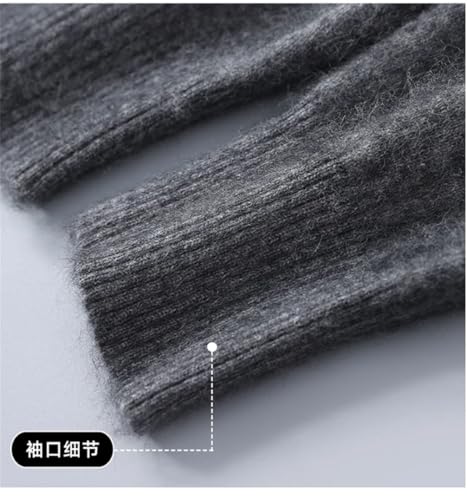 Hamthuit Men's Long Sleeve Knitted Pullover Sweaters Casual V-Neck Pullovers Slim Fit Knitted Pullover3